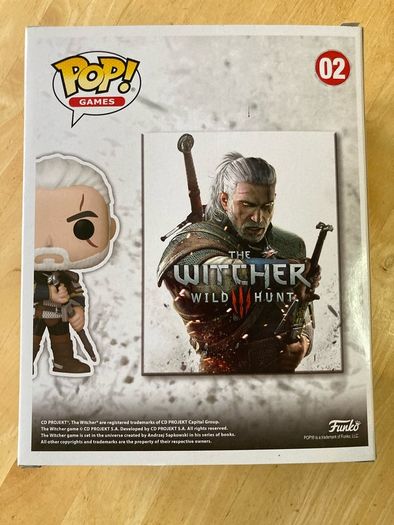 Geralt The Witcher Funko Pop 02 - New and Sealed