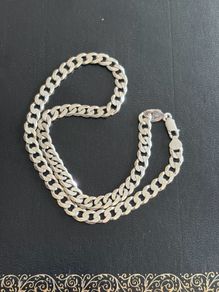 silver necklace