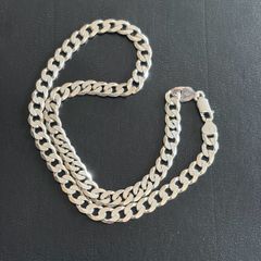 silver necklace