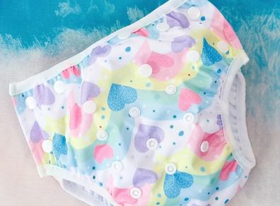 Swimming diapers 0+ adjustable to 12m+