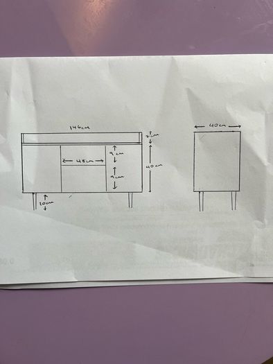 Wooden tv stand