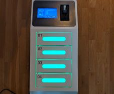 Coin Operated Cell Phone Charging Locker Station