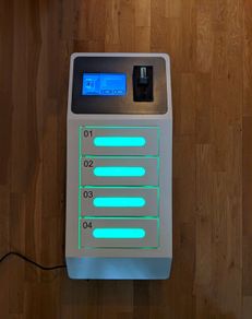 Coin Operated Cell Phone Charging Locker Station