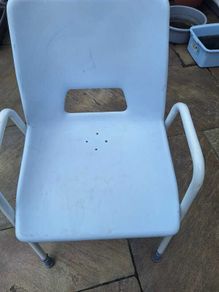 Shower chair adjustable