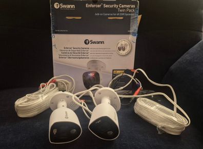 Swann 4K Security Cameras Twin Pack