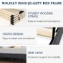 Double Bed Frame Upholstered Image 5