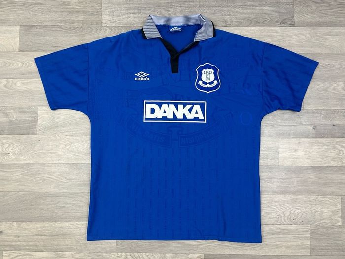 Genuine Vintage 1995/1997 Everton Liverpool Hone Jersey Shirt Mens XL
