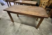 Pine solid timber dining table - 4 available