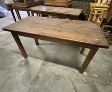 Pine solid timber dining table - 4 available