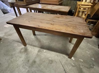 Pine solid timber dining table - 4 available