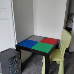 Lego table, chair and storage