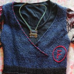 Woolly, Navy/Black Dress. Size 10