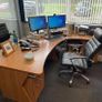 Large Directors Corner Desk Image 2