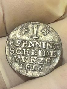 German State 1 Pfenning 1816