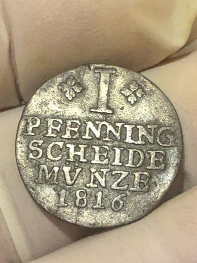 German State 1 Pfenning 1816