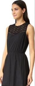 Lace midi dress with pockets. Viscose. size xs-s