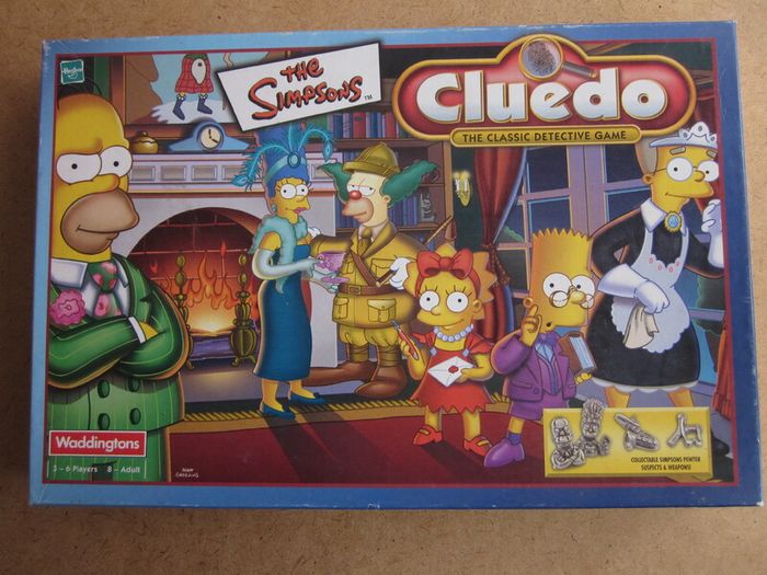 The Simpsons Cluedo Board Game 2001