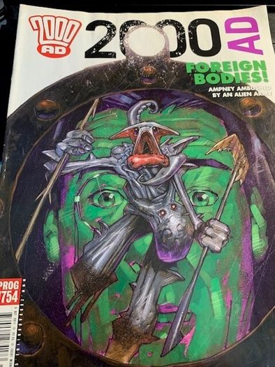 2000 AD Featuring Judge Dredd Progs 1754- 1758 complete running 5th Oct 2011-2nd Nov 2011- IPC Magazines