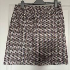 Beautiful Dunnes multicoloured women's mini skirt for work size 12