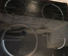 induction hob 590mm across x 520mm down