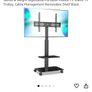 T V stand on wheels Image 2