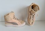 Puma boots trainers sneakers beige creamy size 4.5 EU 37.5 high