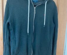 zip up designer hoodie by Tom Penn size medium