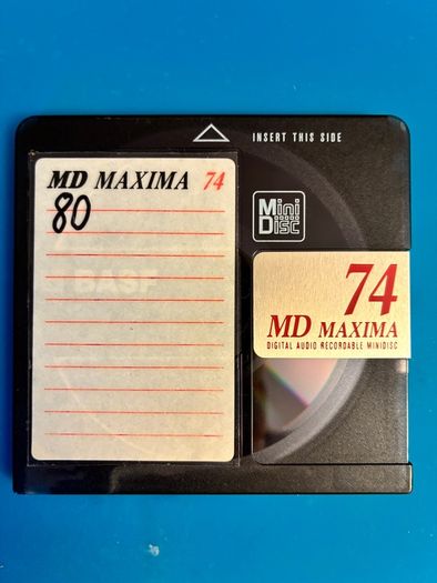 10 X Minidisc Basf Md Maxima 74