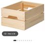 6x IKEA pine storage boxes (KNAGGLIG) Image 5