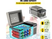 20L Mini Car Refrigerator Fridge Freezer for Camping Picnic Boating Caravan Bar