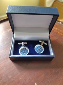Lovely set of new tweed cufflinks