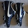 Football Boots Nike Air Legend Tiempo Black/White (2006) Size 7UK FG Image 5