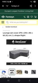 AeroCover lounge garden furniture cover