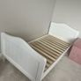 Nested Sorrento Wooden Cot Bed White Image 2