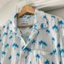 Zara Men's Relaxed Fit Palm Tree Shirt Image 2