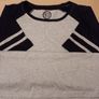 RED Men's Raglan Black & Grey T-Shirt in Size XXL (Brand New) Image 2