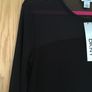 DKNY Long Stretch Mesh Jersey Top New    -   Handkerchief Hem Image 4