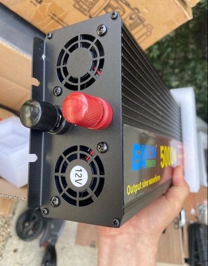 New  Pure Sine Wave Inverter DC 12v 24v AC 220v Power 5000W Car Inverter Converte With LED Display