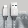 1M/2M/3M USB Lightning Cable For iPhone 7 8 12 13 X 11 Pro Long Charger Charging Fast Lead 1m 2m 3M Image 2
