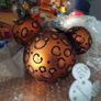 Large Disney Mickey Mouse Lion King Pattern Glass Christmas Festive Bauble Image 9