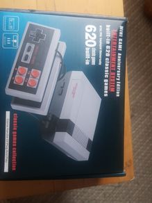 Mini classic Nintendo games system.