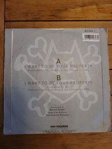 Blue Mercedes I Want To Be Your Property 7 inch single