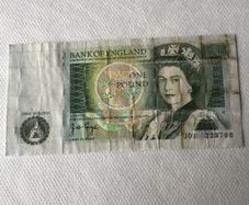 Old English  One pound Banknote