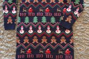 Next Christmas navy knitted dress age 8 like new!