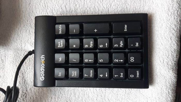 Goldtouch Numeric Keypad Black USB GTC-0077 Home Office School College