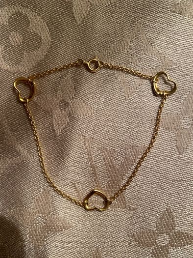 Rare Tiffany x Elsa Peretti Open Heart 750/18K YG