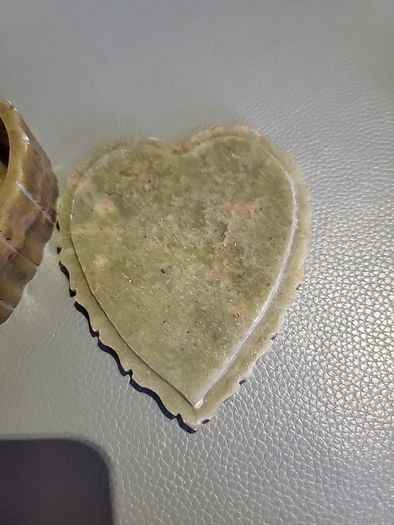 Vintage hand carved trinket box