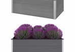 Garden Raised Bed WPC 150x100x54 cm Grey