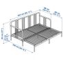 IKEA Fyresdal daybed - converts from single to double Image 4