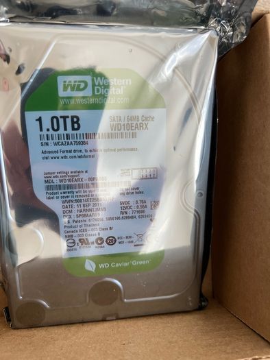 1.0TB Western Digital Internal Drive